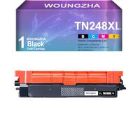 Woungzha TN248XL Cartucho de Tóner para Brother MFC-L3760CDW DCP-L3520CDWE DCP-L3520CDW DCP-L3560CDW MFC-L8390CDW (1 Negro)