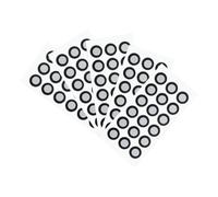 Wouueso 100 marcadores de escáner 3D de 12 mm para escáner 3D, puntos de seguimiento 3D, marcadores de puntos de referencia, marcas de reflexión difusas