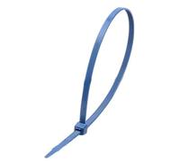 Wouueso Bridas de metal detectables para cables de metal, 300 x 4,8 mm
