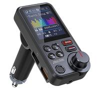 Wouueso BT93 Auto MP3 Reproductor U Disk Música Bluetooth 5.0 FM Transmisor EQ Adaptación USB Auto Carga Rápida