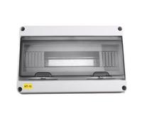 Wouueso Caja de derivación serie HT 15 W PC IP65 caja de distribución impermeable exterior plástico eléctrico ABS corriente electrónica DIN riel carcasa para disyuntor