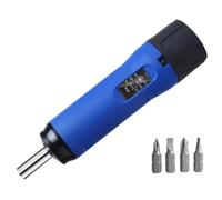 Wouueso Destornillador de Par Ajustable Preestablecido de Pantalla Digital con Unidad de 1/4 Pulgada 4bits Incluidos con el Conjunto de Par de Tornillo de Caja 0.1-0.6nm