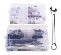 Wouueso Herramienta Manual para Remachar Tuercas, Remachadora Manual Roscada, Insertos para Remaches o Roscas de Matrículas Metálicas para Automóviles.
