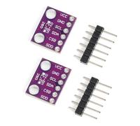 Wouueso Módulo Sensor BME280 de 2 Piezas de 3,3 V, Sensores de Presión Atmosférica, Temperatura y Humedad, Conexión I2C SPI -BME280