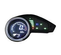 Wouueso Moto Velocímetro LCD Instrumento de Medición Velocímetro Universal Motocicleta Cuentakilómetros Velocímetro con Luz Nocturna Digital Motocicleta Cuentakilómetros