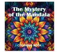 WOUYTPE Mandalas Colorear Adultos, Libros para Colorear Adultos, Coloring Book for Adults, 24 Diseños de Flores Mandala, para Aliviar el Estrés y Relajarse