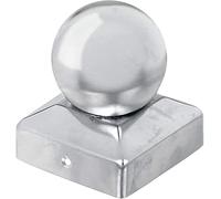 Wovar Embellecedor esférico de acero inox. para postes de 7 x 7 cm - Por unidad