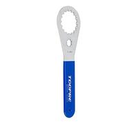 WOVEBIUS Llave sólida para pedalier de bicicleta de aleación de 16 muescas TL-BB01, color azul plateado