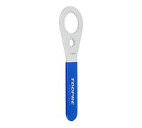 WOVEBIUS Llave sólida para pedalier de bicicleta de aleación de 16 muescas TL-BB03, color azul plateado