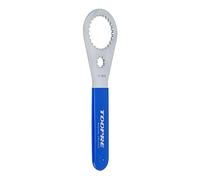 WOVEBIUS Llave sólida para pedalier de bicicleta de aleación de 16 muescas TL-BB04, color azul plateado