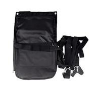 WOVEBIUS Pony - Bolsa para recoger excrementos de granja, bolsa de estiércol equino, bolsa de estiércol para pañales de caballo, 51 x 39 cm, negro, 51 x 39 cm