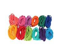 WOVEBIUS Trabillas de telar para tejer, para adultos y niños, suministros de manualidades, 12 colores, 192 unidades