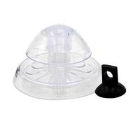 WOVEBIUS Trampa para atrapar caracoles con cebo para acuario, pecera, tropical o agua fría, L, blanco transparente, 8 x 4 cm