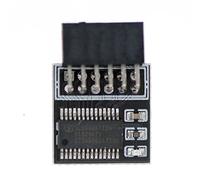 WOVELOT MóDulo de Seguridad de Cifrado TPM 2.0 Tarjeta Remota MóDulo LPC-12PIN para GIGABYTE 12PIN LPC TPM2.0 LPC MóDulo de Seguridad de 12 Pines