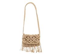 Woven Beach Bag - Summer With Tassel, Purse Shoulder Tote Women Natural Straw For Dinners, Parties