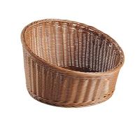 Woven Bread Basket With Linen Liner | Hand-Crafted Natural Willow Serving Tray For Sourdough & Rolls, Removable Washable Cloth; Perfect For Farmhouse Kitchens, Dinner Parties, And Table Decor