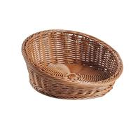 Woven Bread Basket With Linen Liner | Hand-Crafted Natural Willow Serving Tray For Sourdough & Rolls, Removable Washable Cloth; Perfect For Farmhouse Kitchens, Dinner Parties, And Table Decor