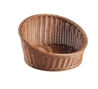Woven Bread Basket With Linen Liner | Hand-Crafted Natural Willow Serving Tray For Sourdough & Rolls, Removable Washable Cloth; Perfect For Farmhouse Kitchens, Dinner Parties, And Table Decor