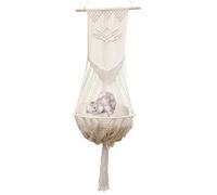 Woven Cat Beds, Macrame Bohemia Pet Hammock, Swing Bed, Boho Pet Hammock, Hanging Pet Bed, Woven Kitten Hammock, Macrame Cat Bed, Kitten Hammock Bed for Home, Living Rooms, Balcony, Bedrooms