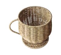 Woven Coffee Pod Storage Station for Kitchen Counter Organization
