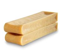 WOW BITES Premium Snacks para Perros - Chuches de Larga duración elaboradas con Leche Natural - Huesos de Queso masticables Súper Grandes (400 g, Juego de 2, Talla XXL)