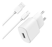 WOW Cargador de red USB A Cable FastCharge USB A/micro USB de 2,4 A,