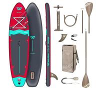 WOW Cruiser 11.0 Sup Inflable Pádel 335 cm x 84 cm - Stand Up Paddle Estable 2 Personas, Pack Completo, Carga 170 kg, Válvula Bravo Push Turn, Paddle Principiante a Experimentado