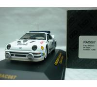 WOW EXTREMADAMENTE RARO Ford RS200 Turbo 1986 #8 Suecia WRC 1:43 Ixo-Minicham...