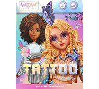 Wow Generation - Kit de Tatuajes Brillantes, Bolígrafos de Glitter, Gemas Decorativas, Plantillas Creativas, Tatuajes Temporales, Ideal para Regalar