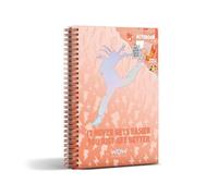 WOW GENERATION - Libreta de Actividades A5 Profesión Bailarina Megan con Pegatinas, Rasca y Descubre para Niñas