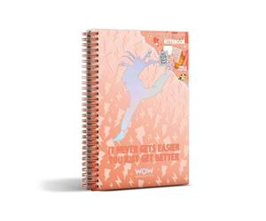 WOW GENERATION - Libreta de Actividades A5 Profesión Bailarina Megan con Pegatinas, Rasca y Descubre para Niñas