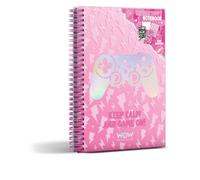 Wow generation - libreta de actividades a5 profesión gamer valentina