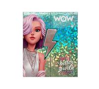 WOW Generation - Paleta Cosmética Rayo, 10 Sombras, 3 Coloretes y 3 Highlighters, Diseño Único, Colores Vibrantes y Neutros para Maquillaje Divertido y Creativo para Niñas, Ideal para Regalar