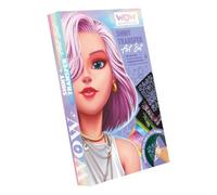 WOW GENERATION - Set Artístico Shiny Transfer para Niñas, Manualidades Creativas con Pegatinas Decorativas, Juego de Arte y Regalo Original Infantil
