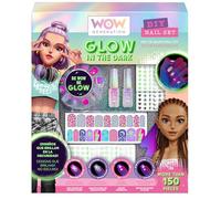 WOW GENERATION - Set de Manicura Infantil para Niña con Uñas Perfumadas y Pegatinas que Brillan en la Oscuridad, Juego Creativo y Regalo Original