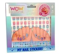 WOW GENERATION - Set de Pegatinas de Uñas para Niñas, Juego Creativo y Regalo Original