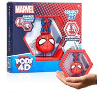 WOW PODS - 4D Marvel Spider-Man, Figura Coleccionable única conectable Que expl