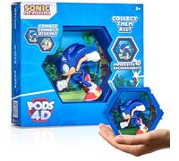 WOW! PODS 4D Sonic The Hedgehog | Figura Coleccionable única conectable Que explota de su Mundo en el tuyo | Exhibición de Pared o Estante | Juguetes y Regalos sónicos | Serie 1 n.º 479