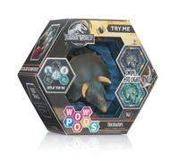 WOW! PODS - Colección Jurassic World Dominion - Triceratops - Figura Coleccionable con luz y Sensor de Movimiento (Deqube 918JUR102402)
