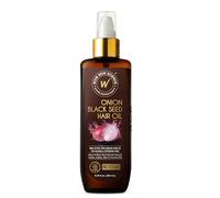 WOW Skin Science Aceite para el cabello de semilla negra de cebolla para cabello seco dañado y crecimiento - Aceite para el cuidado del cabello, Marrón, 6.8 Fl Oz (Paquete de 1)