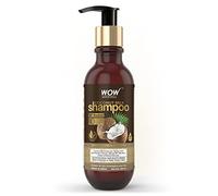 WOW Skin Science Champú de leche de coco, sin parabenos, sulfato, siliconas, color y sal, bloqueadores de DHT, 250 ml