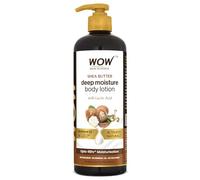 WOW Skin Science Loción corporal hidratante de manteca de karité y mantequilla de cocao, hidratación profunda, 400 ml