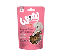 Wow Snacks Blandos para Perros | Varios Sabores | 6 x 150 Gr | (Venado con Manzana)