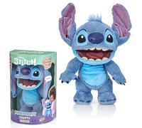 Wow! Stuff Disney Chatty Stitch Deluxe Puppetronic, muñeca animatrónica interactiva con más de 50 Sonidos, Habla y se Mueve, tamaño Aprox. 30 cm, para niños y Adultos