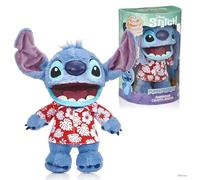 Wow! Stuff Disney Hawaiian Chatty Stitch Deluxe, Puntada típetrónica, más de 50 Combinaciones de acción y Sonido, 30 cm de Altura, de 6 años a Adultos