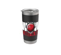 Wow Un Agujero En Uno Entrenador De Bolos Ama Los Bolos De Ninepins Alley Vaso térmico de acero inoxidable de doble pared