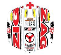 Wow World of Watersports - Tubo Inflable en Zigzag para 1 o 2 Personas, para navegación, 12-1050, Multicolor, 60 x 54 Pulgadas
