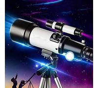 WOWCSXWC Kids Telescope, Telescopes For Astronomy Beginners,50-100mm Caliber Mount Astronomical Refracting Telescope For Kids,Travel Telescope with Tripod,Carry Bag and HD Eyepiece (Color : Package