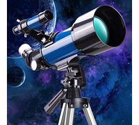 WOWCSXWC Telescope For Kids,70mm Aperture 400mmMount Astronomy Telescope,Portable Kids Telescope,Refractor Telescope For Kids Adults and Beginners,Children's Gifts (Color : Package 1)
