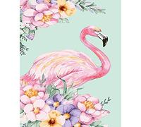 Wowdecor - Cuadro de flamenco para pintar por números para adultos, niños, niñas, de 40 x 50 cm, preimpreso, lienzo de pintura al óleo, lona, Flamingos F, ohne Rahmen
